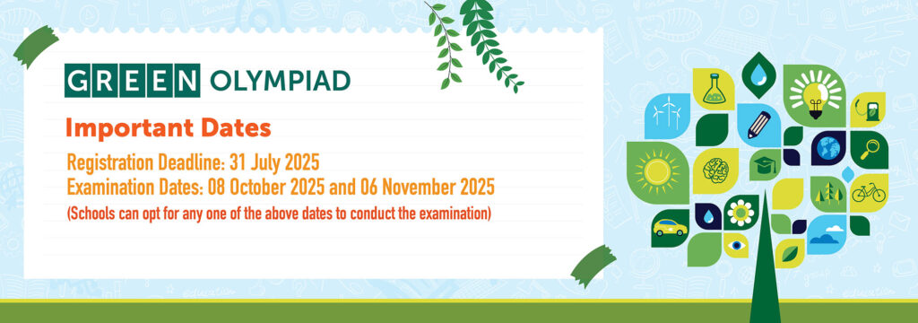 GREEN Olympiad 2025-26- Annual written examination on environment by TERI